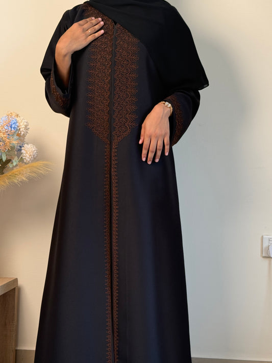 Midnight Arabesque Abaya