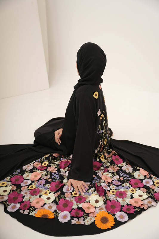 Floral Abaya - 102