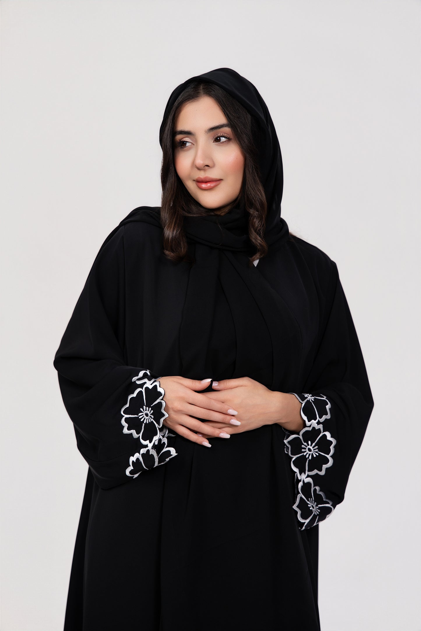 Floral Embroidery Abaya