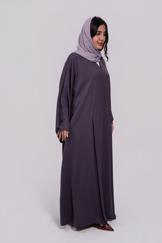 Formal Box Pattern Jacket Abaya