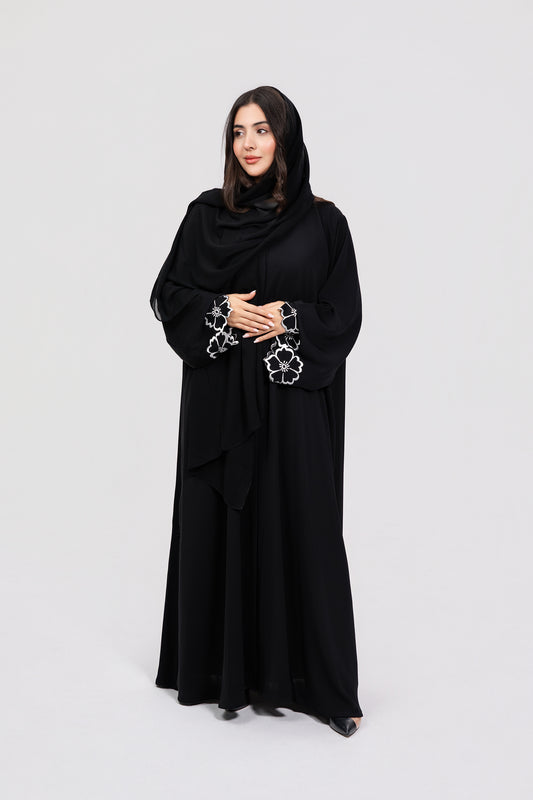 Floral Embroidery Abaya