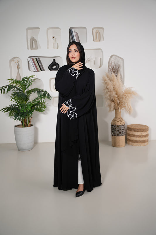 Floral Embroidery Abaya